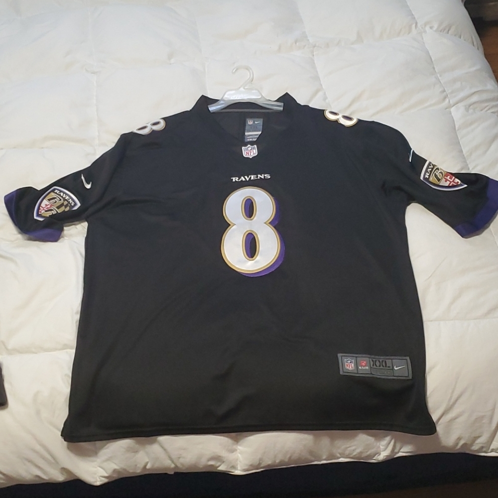 Men's 2XL Lamar Jackson Ravens Jersey